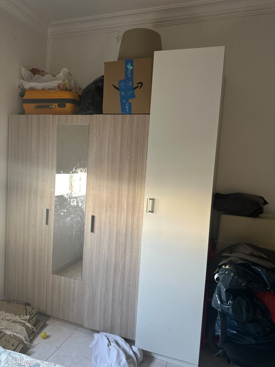 Al Andalus, Furniture, SAR 650,  Double Bed 6 By 5 Size With Two Wardrobes No Side Tables