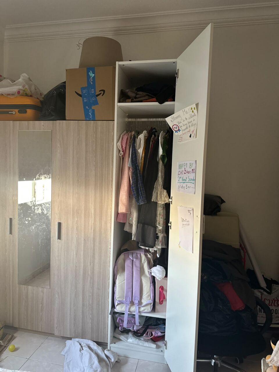 Al Andalus, Furniture, SAR 650,  Double Bed 6 By 5 Size With Two Wardrobes No Side Tables