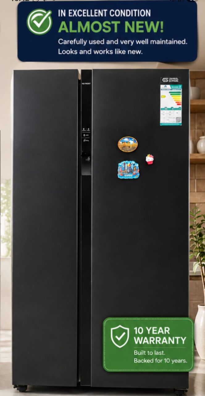 Jizan, Appliances, SAR 1600,  521 Litre,Double Door Fridge/freezer Supreme General With 10 Years Warranty