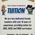 Tuition For Grade 3 To 8