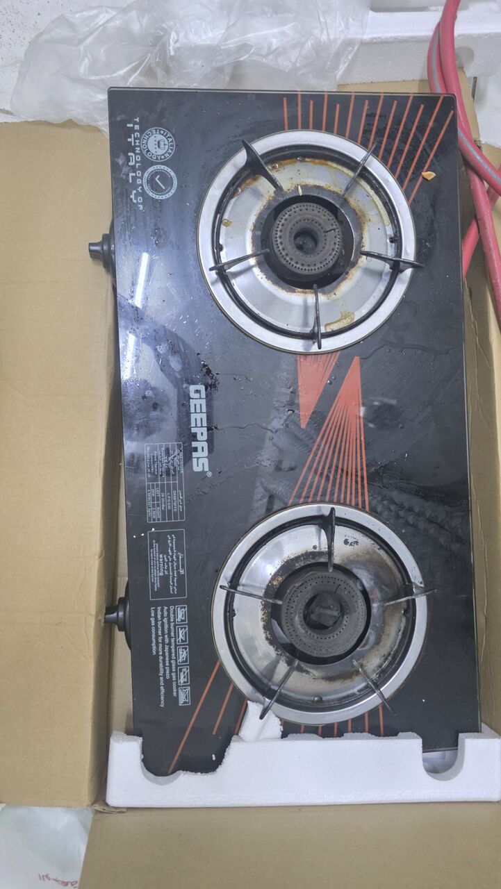 Khobar, Appliances, SAR 50,  Geepas Gas Stove With Glass Top