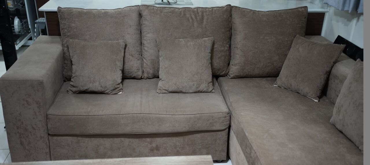 Jubail Industrial City, Furniture, SAR 400,  Elegant L-Shaped Sofa &ndash; Excellent Condition