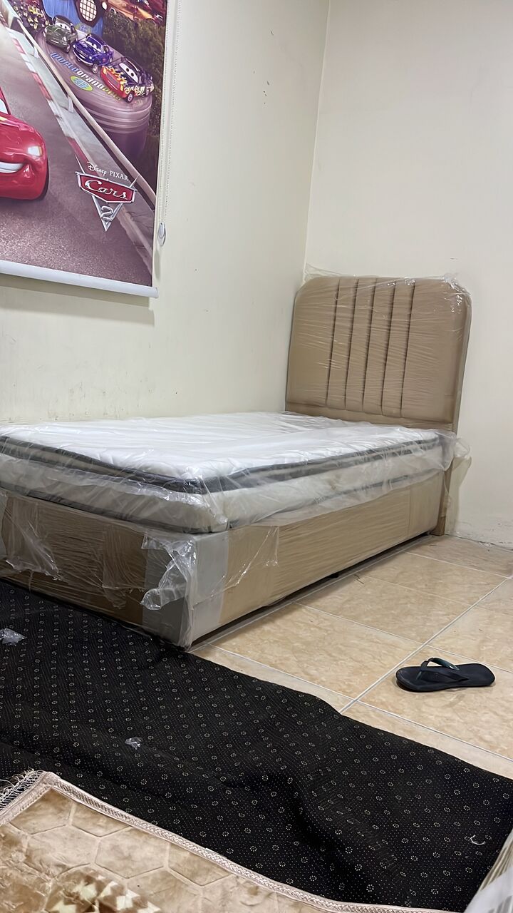 Jubail, Furniture, SAR 300,  Brand New Single Bed-Emergency Sale