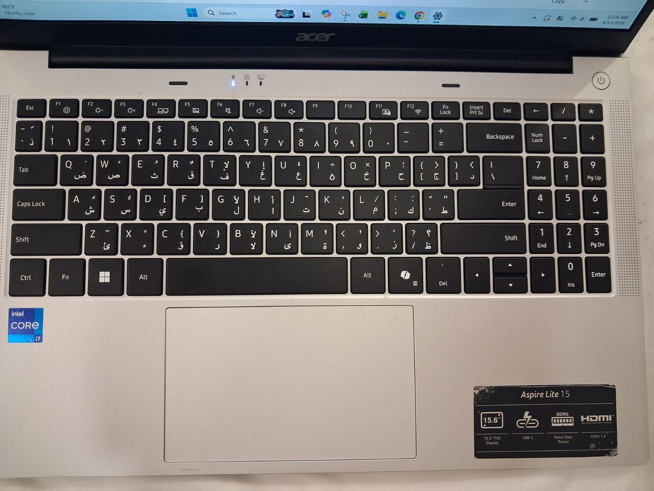 Jeddah, Computers, SAR 2700,  ACER I7, 13thG - LAPTOP 4 SALE (2700 SAR) URGENT - 0504939418