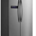 SAR 1000,  Panasonic Two Doors Refrigerator 18 Cubic Feet Stainless Steel Full-Sized Side-by-Side