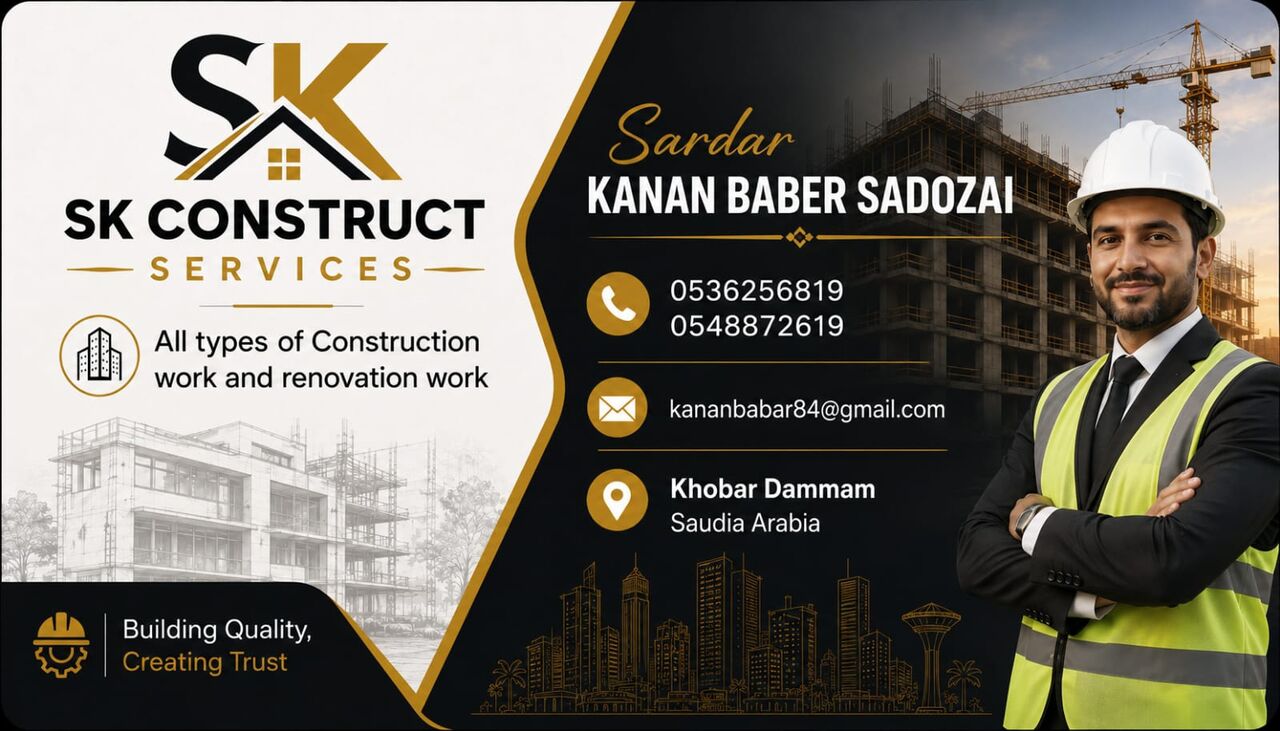 Khobar, Construction, SK Construction Ltd (We Are Offering All Kind Of  Construction Service)