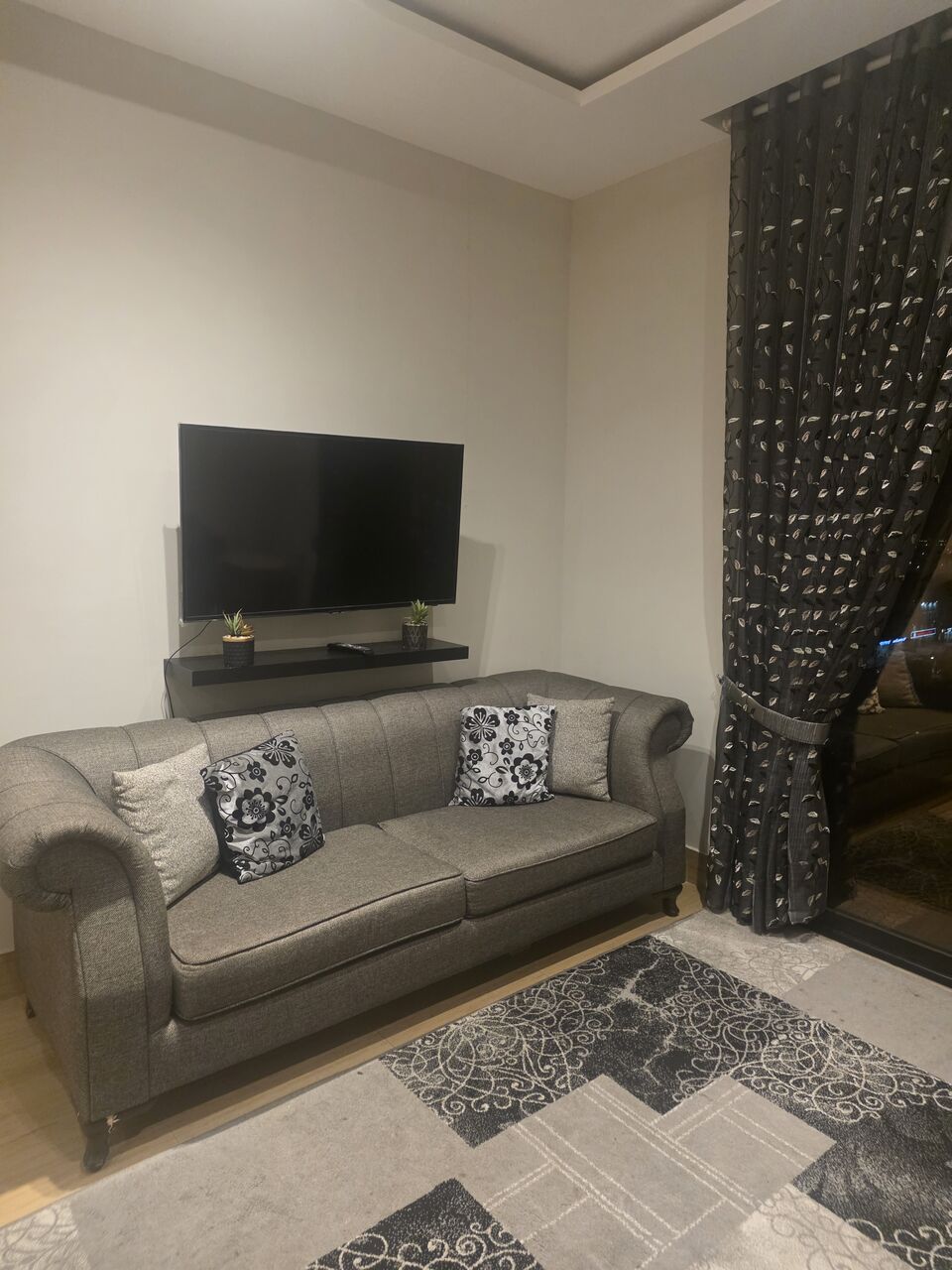 Khobar, Furniture, SAR 800,  7-Seater Sofa &ndash; SAR 800  Elegant Grey 7-seater Sofa Set In Good Condition, Gently Used.