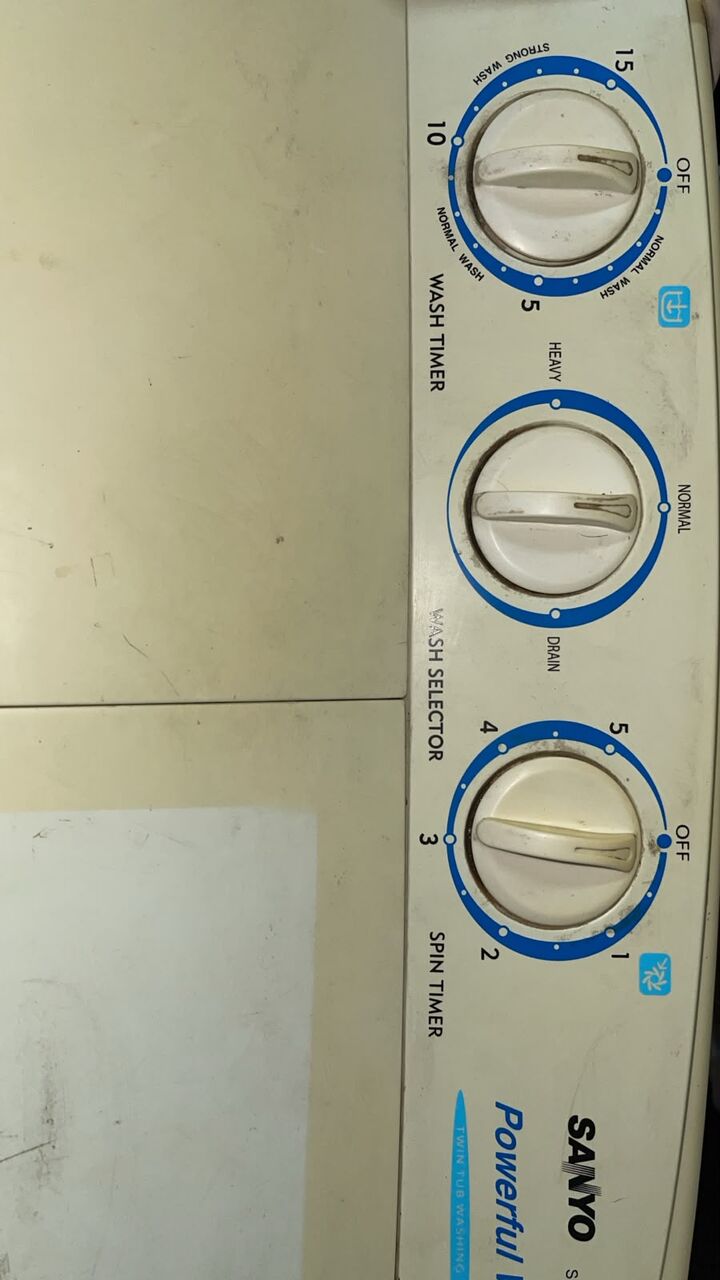 Al Thuqbah, Household Items, SAR 120,  Sanyo,Washing Machine For Sale.