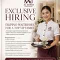 EXCLUSIVE OPPORTUNITY &ndash; VIP FAMILY WAITRESS