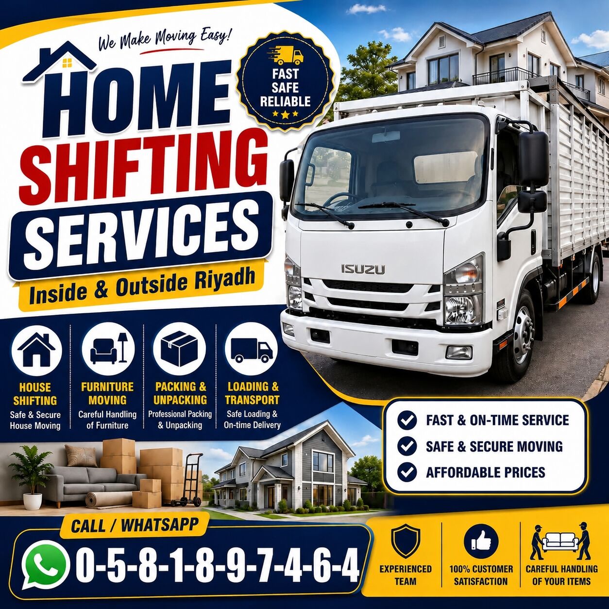 Riyadh, Cargo, Home Shifting