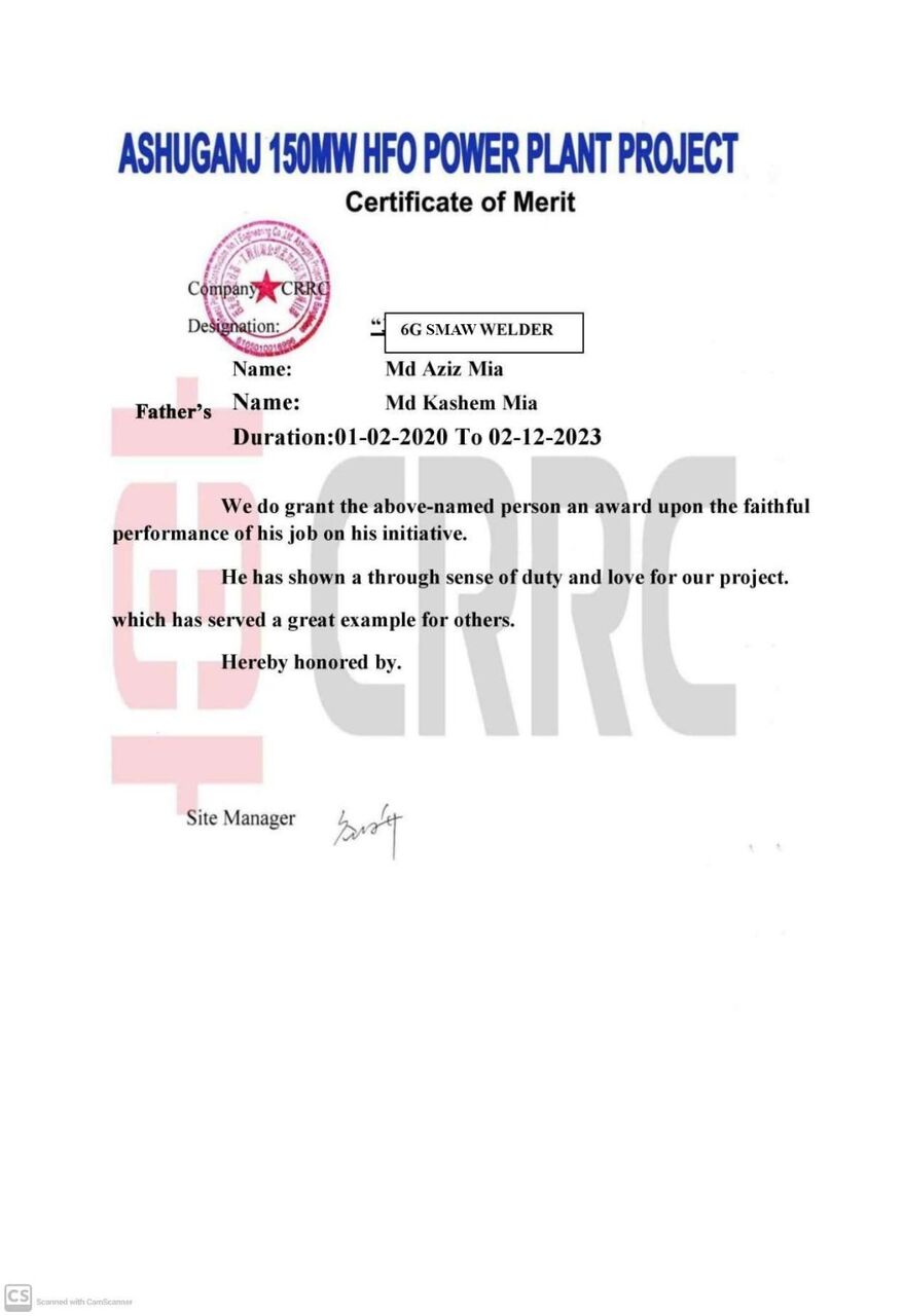 Riyadh, Job Seekers, 6g .SMAW  Welder