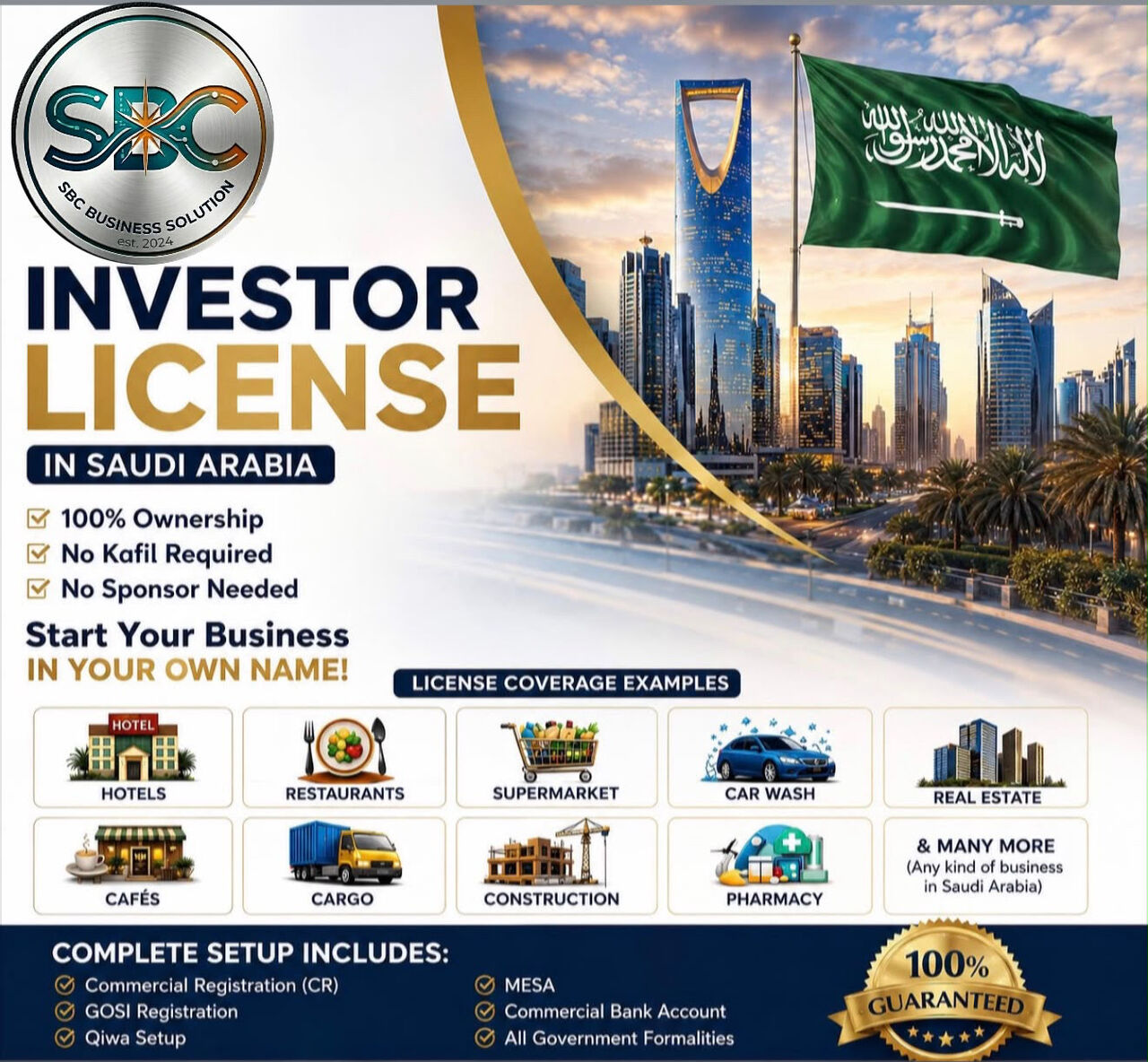 Riyadh, Business, Start Your Business In Saudi Arabia✅100% Foreign Ownership✅Hassle-Free❇️🇸🇦🇸🇦