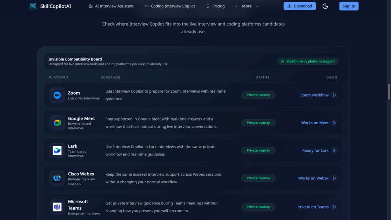 New York, Software Development, SkillCopilotAI - AI Interview Assistant For Job Seekers