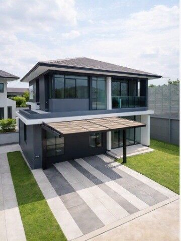 Bangkok, Villas, THB 68999,  80 Sq. Feet,  Market Place Krungthep Kreetha 620m. New Luxury 2-story Detached House For Rent, 4