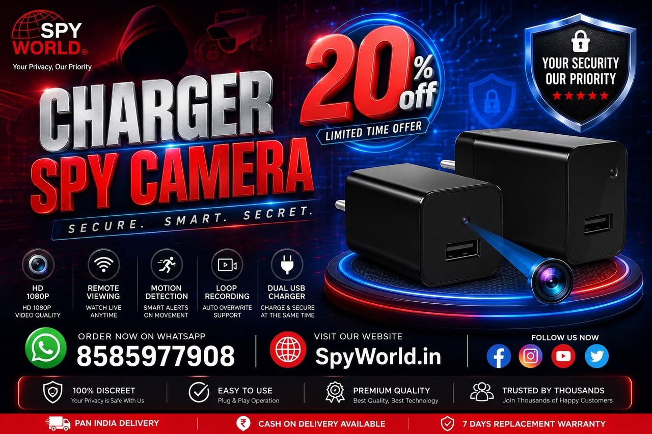 New Delhi, Electronics, INR 3499,  Wireless Spy Camera Market In Saket Delhi At Spy World
