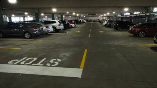 New York, Security, Parking Garage Striping Columbus
