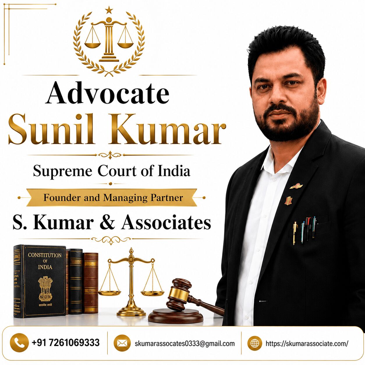 Gurgaon, Legal, Supreme Court Advocate In Gurgaon For Property, SLPs & Civil Litigation | Adv. Sunil Kumar
