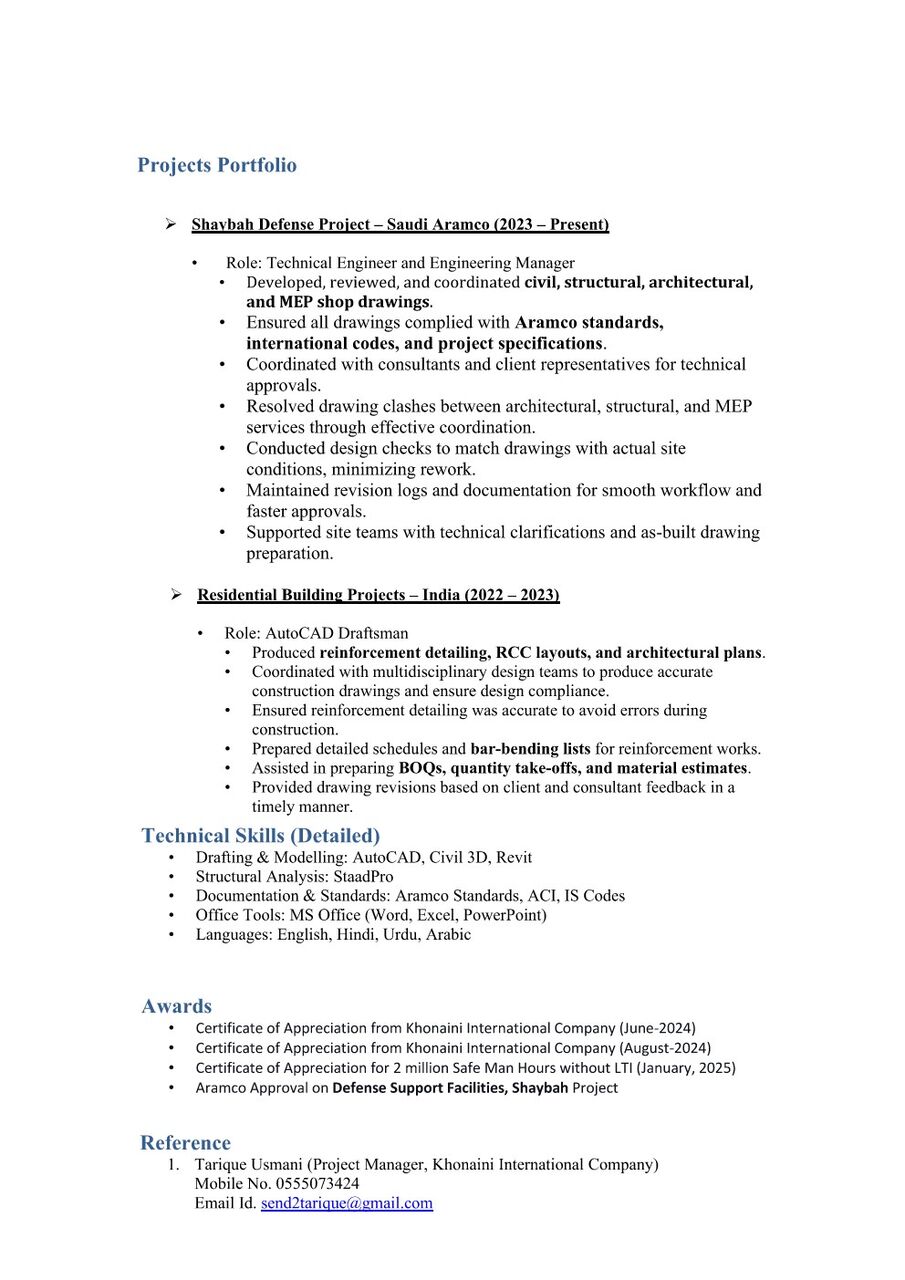 Riyadh, Job Seekers, Civil Technical Engineer