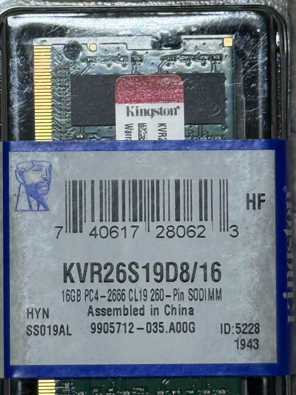 Olaya, Computers, SAR 400,  Kingston Laptop RAM - DDR4 16GB 2666MHz
