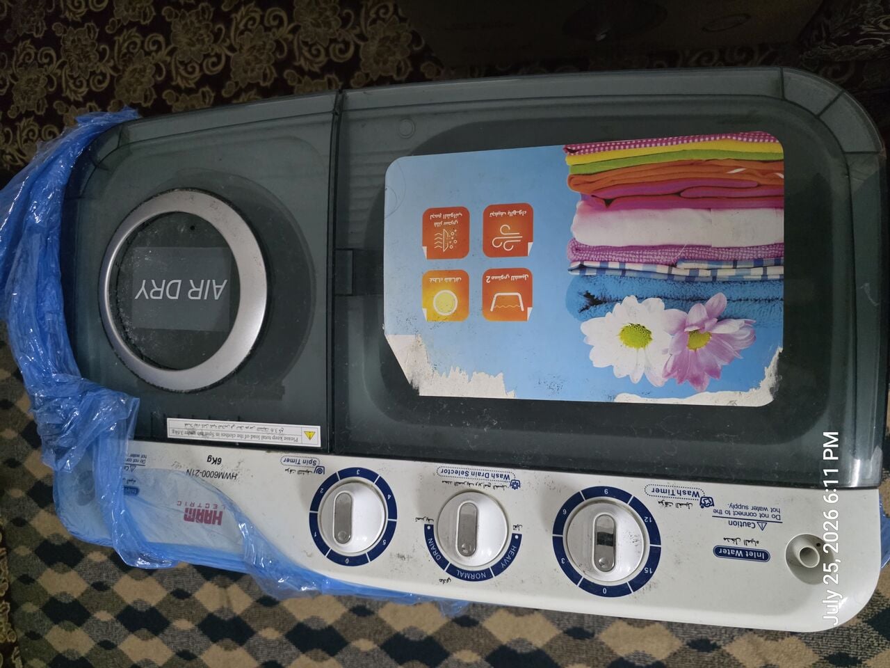 Abha, Electronics, SAR 300,  Washing Machine 06 Kg Semi Automatic Looks Like New