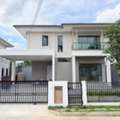 THB 5290000,  3 BR,  58 Sq. Feet,  2-storey Detached House For Sale, Corner House, 57.9 Sq M., Saransiri Village,
