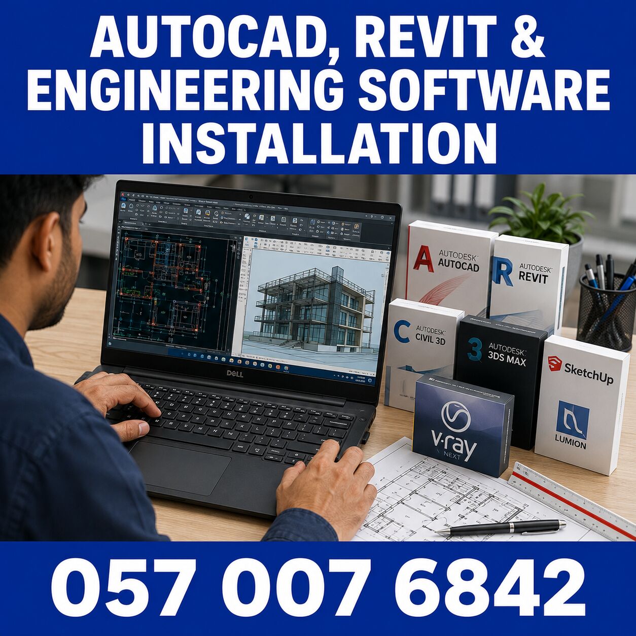Hara, Software Development, 🟦🟦 AUTOCAD, REVIT & ENGINEERING SOFTWARE INSTALLATION | RIYADH | 057 007 6842 🟦🟦