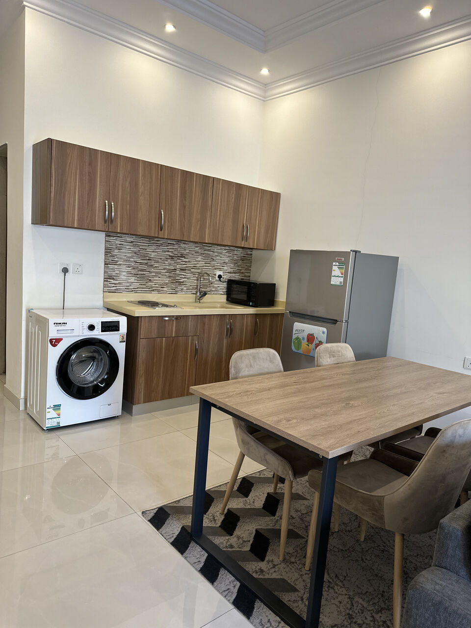 Dammam, Apartments, Flats, Houses & Villas, SAR 3500/month,  Furnished,  1 BR,  Suitable For Those Working At Airport, 91area, 2nd Industrial, Saihat Etc