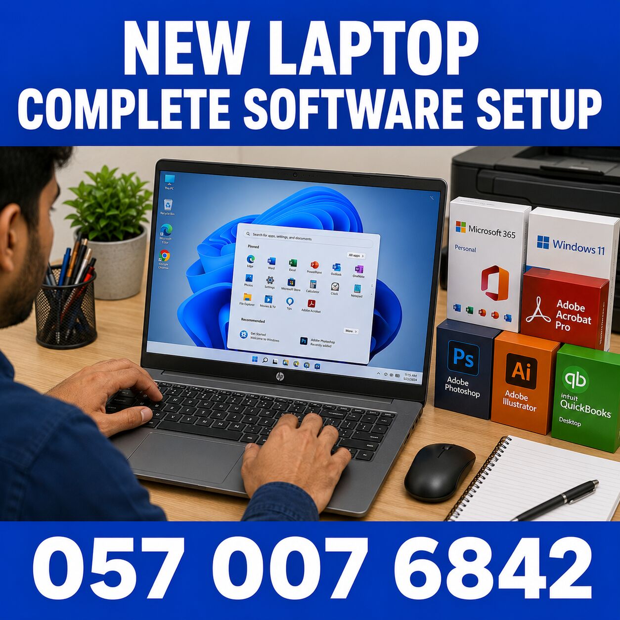 Al Yarmouk, Software Development, 🟦🟦 NEW LAPTOP COMPLETE SOFTWARE SETUP | RIYADH | 057 007 6842 🟦🟦