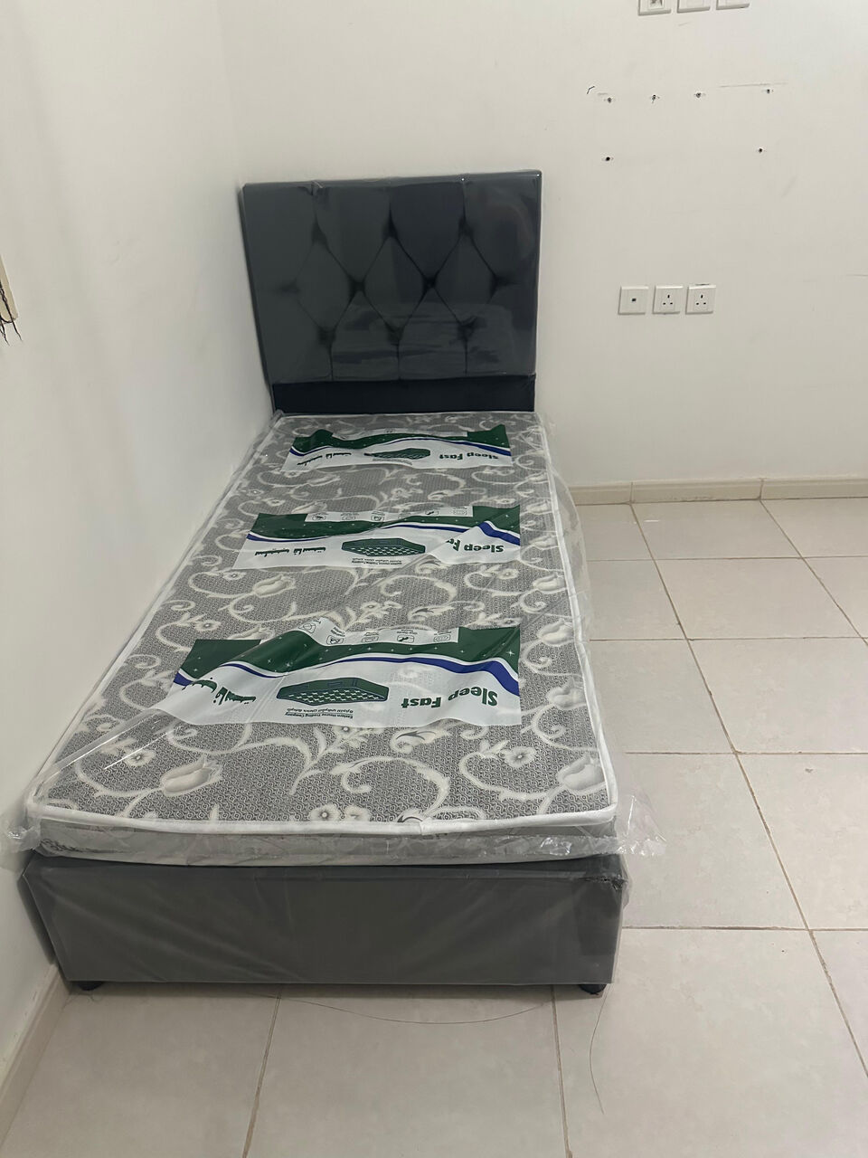 Al Safa, Furniture, SAR 300,  Premium Wooden Single Bed | New Design | Jeddah Al Safa