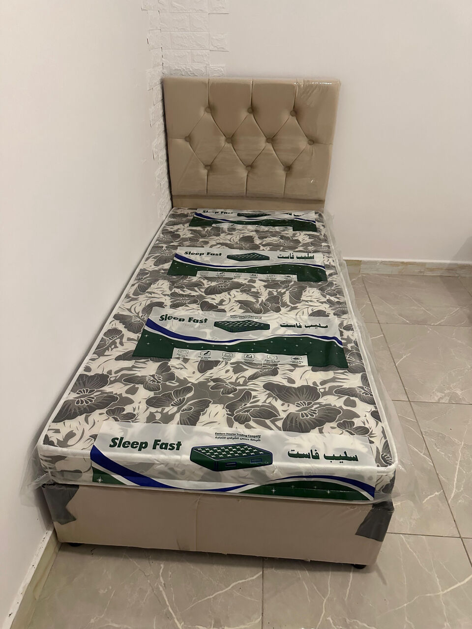Al Safa, Furniture, SAR 300,  Premium Wooden Single Bed | New Design | Jeddah Al Safa