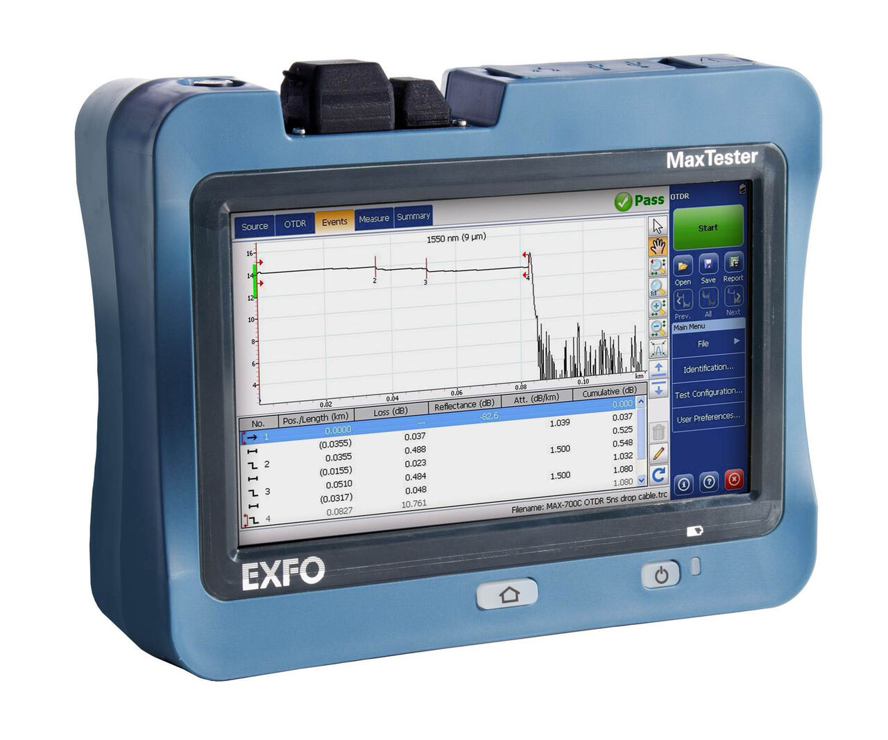 Jeddah, Technical, OTDR EXFO MAXTESTER 730D  PROFESSIONAL OTDR FIBER TESTER  AVAILABLE ON RENT