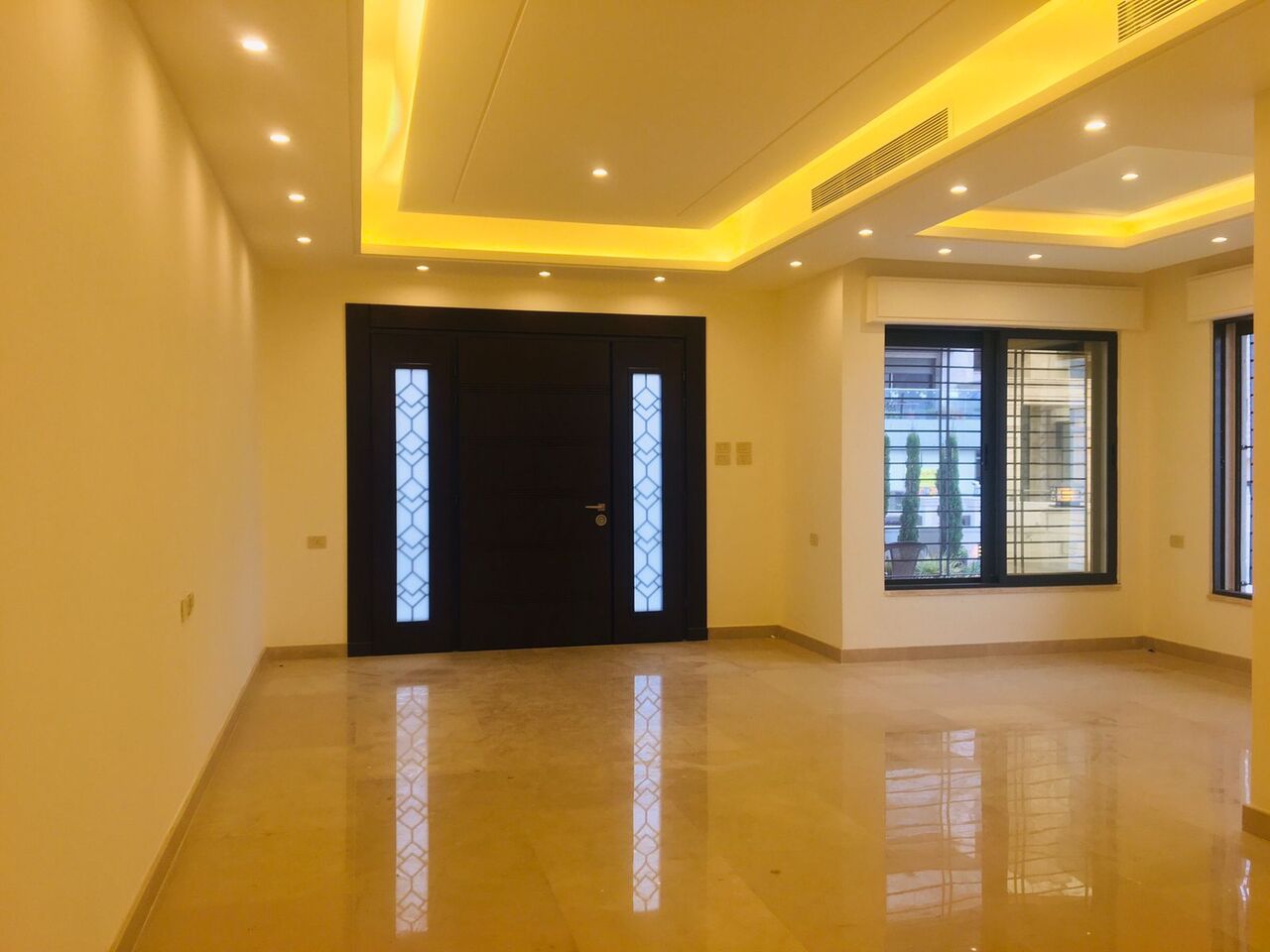 Abdoun, Apartments, Flats, Houses & Villas, JOD 27000/year,  Furnished,  3 BR,  200 Sq. Meter,  Brand New Ground Floor Apartment For Rent In Abdoun