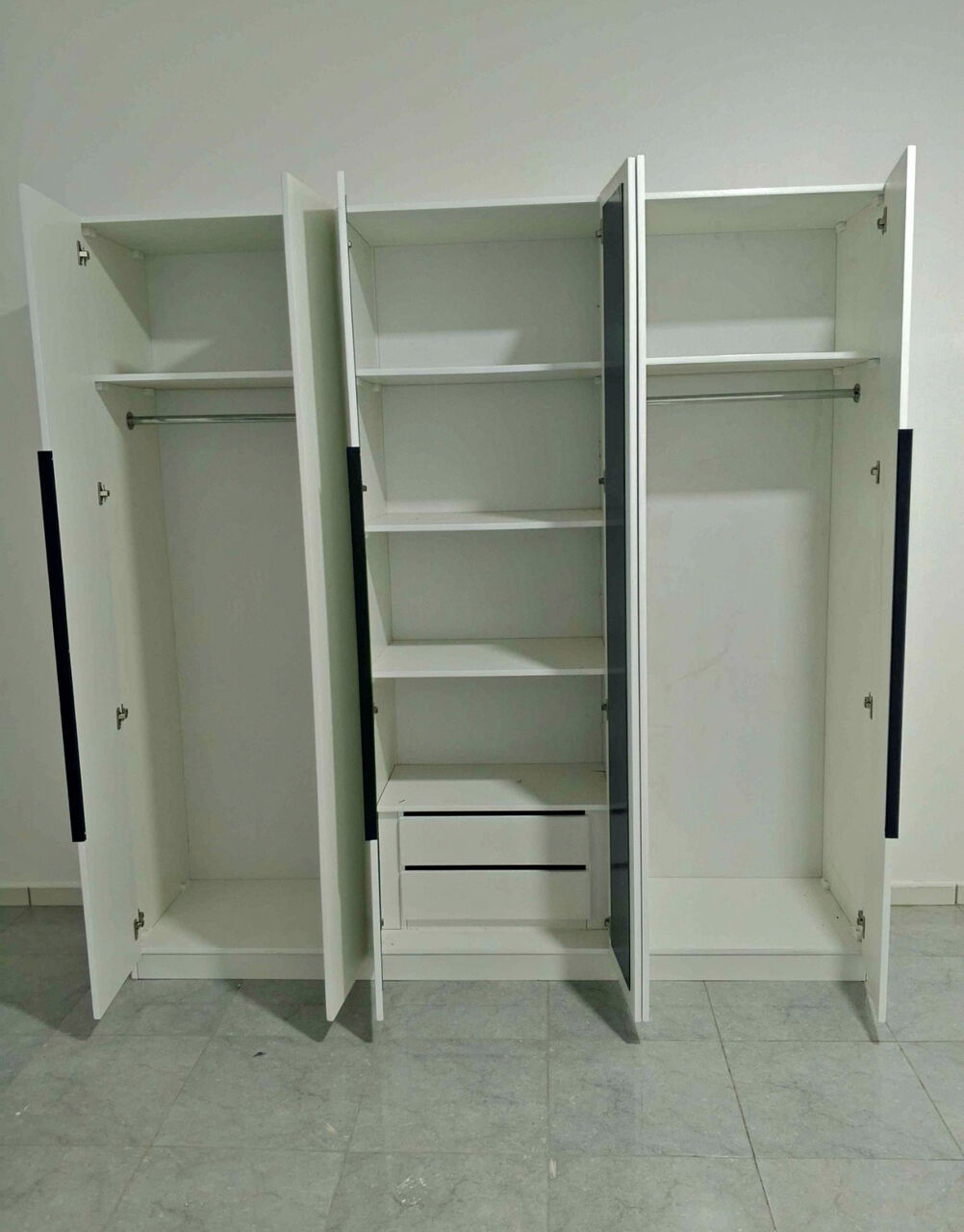 Al Safa, Furniture, ✨ Luxury King Size Bedroom Furniture Set | Complete 6-Door Wardrobe Set ✨