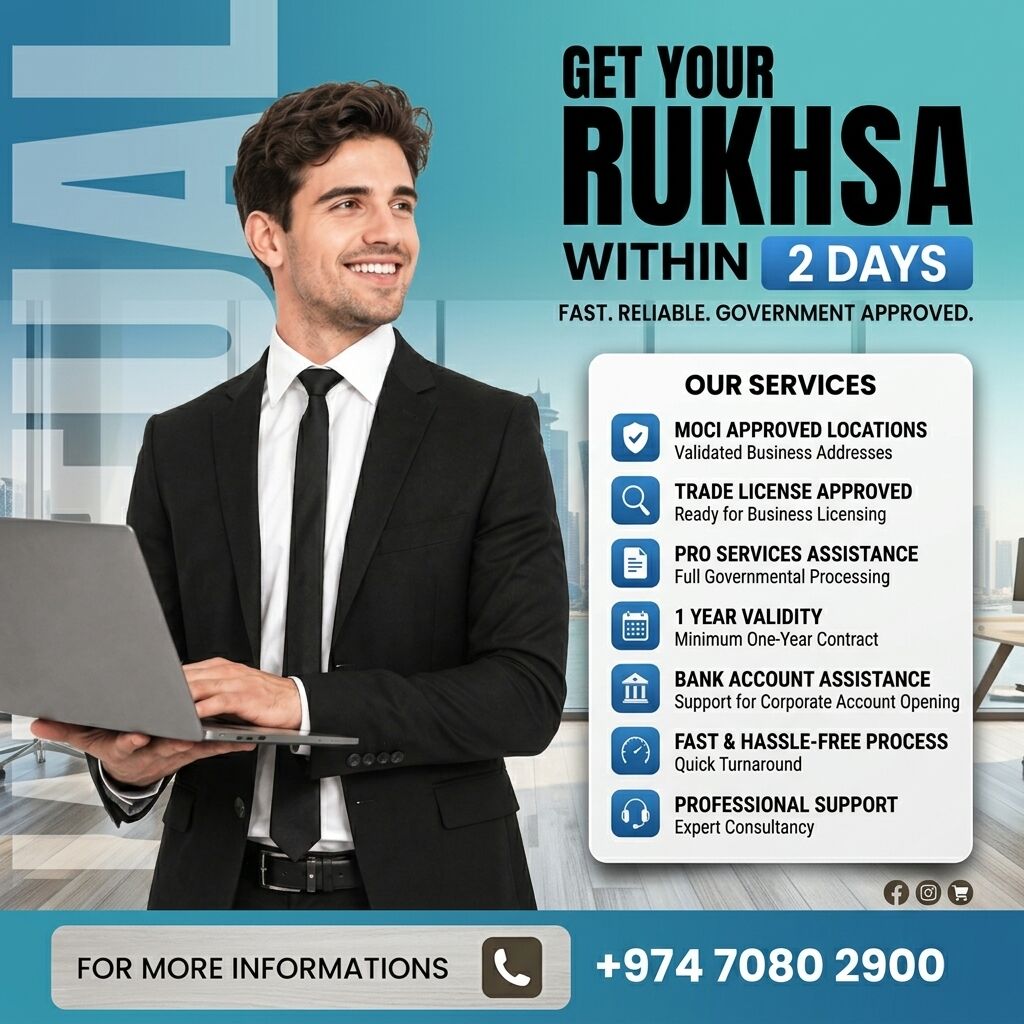 Doha, Business, MOCI Approved Virtual Office In Doha | Start Your Business In Qatar