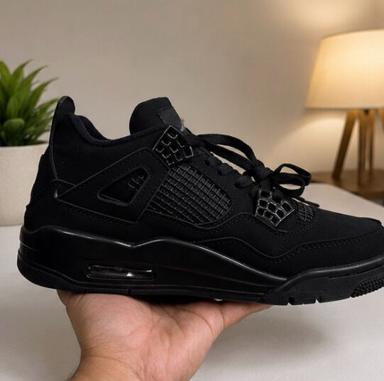 Al Iskan, Clothing & Accessories, SAR 299,  JORDAN 4 BLACK - Premium Quality | All Sizes FOR WHATSAPP:::  +923341530289