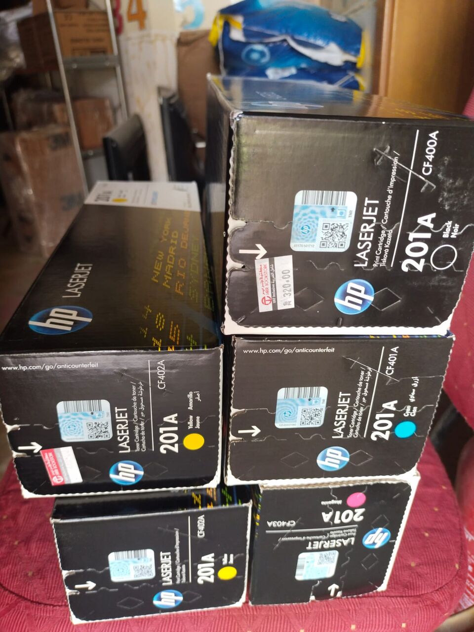 Dammam, Electronics, SAR 2000,  HP MFP M277n LaserJet Pro Multifunction Color Printer With Cartridge