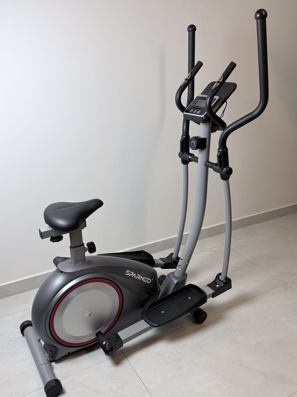 Dammam, Sporting Goods, SAR 700,  Sparnod Fitness SET-44 - 2 In 1 Elliptical & Exercise Bike