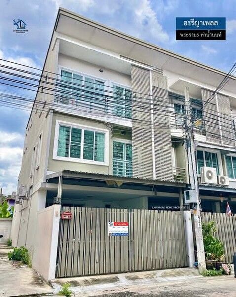 Bangkok, Real Estate For Sale, THB 3490000,  4 BR,  22 Sq. Feet,  LM26-0115 3-story Townhome For Sale, Corner Unit, Orareeya Place Village, Rama 5, Thanam