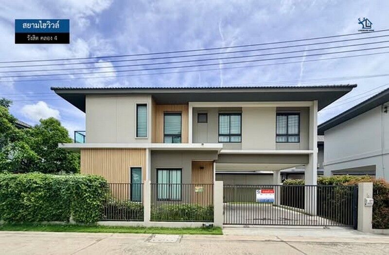 Bangkok, Real Estate For Sale, THB 4200000,  3 BR,  55 Sq. Feet,  LM26-0111 2-story Detached House For Sale, Siam High View, Wongwaen Thanya, Rangsit,