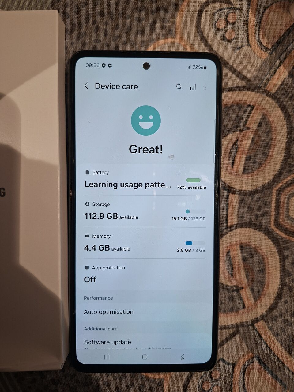 Dammam, Electronics, SAR 800,  Samsung Galaxy A52 5G | 128GB Storage | 8GB RAM | Excellent Condition