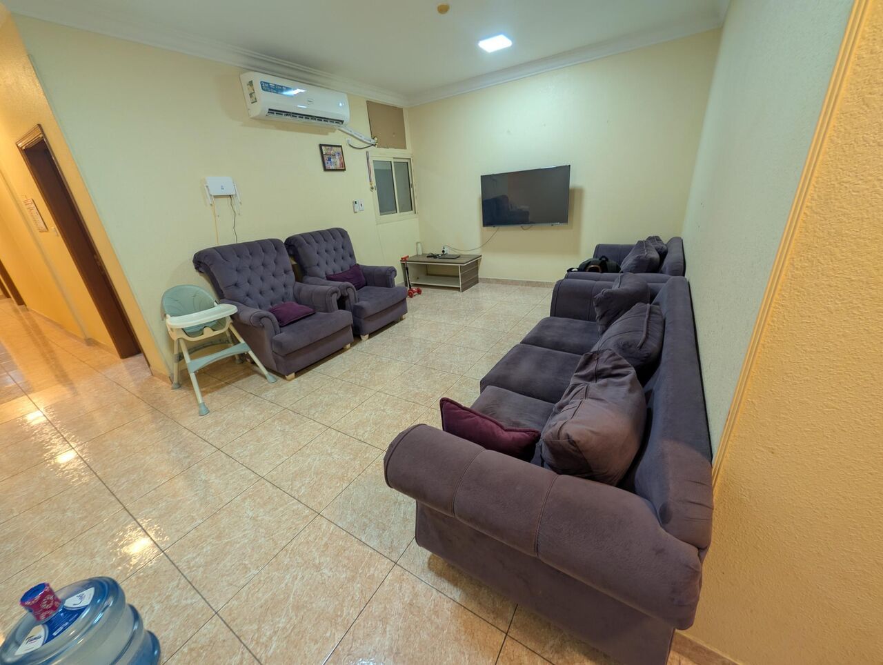 Jubail, Housing Exchanges, SAR 2500/month,  2 BR,  2BHK Fully Furnished Family Flat For Rent Near LU LU