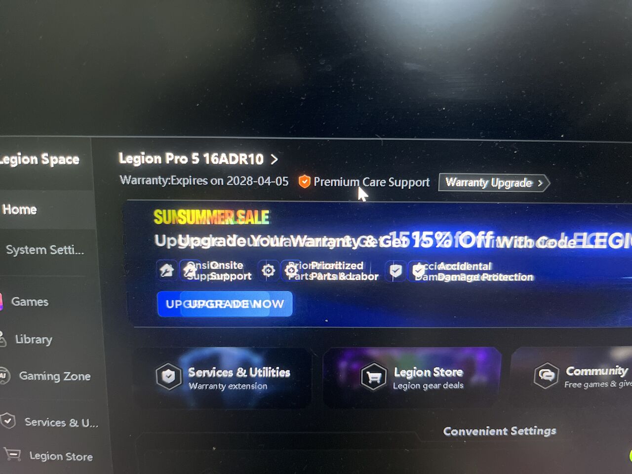 Al Sulaymaniyyah, Computers, SAR 7000,  Lenovo Legion 5 Pro (R9 8940HX/RTX 5060 8GB/ 24GB DDR5/ 1TB Nvme Ssd)