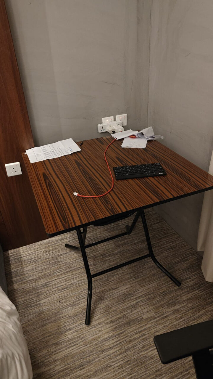 Al Yarmouk, Furniture, SAR 120,  A Foldable Wooden Stand For Sale