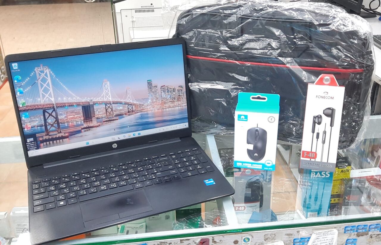 Manama, Computers, BHD 78,  Hp 11th Generation Core I3 Laptop 256GB SSD 35x Fast 15.6" Display FREE Bag,Mouse,Earphone