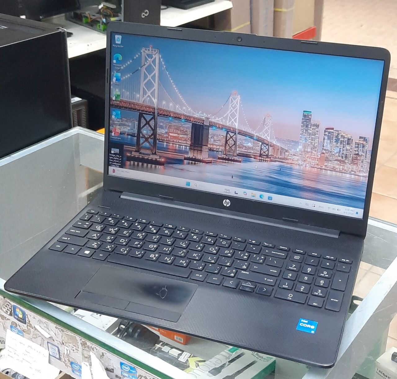 Manama, Tablet Computers, BHD 78,  Hp 11th Generation Core I3 Laptop 256GB SSD 35x Fast 15.6" Display FREE Bag,Mouse,Earphone