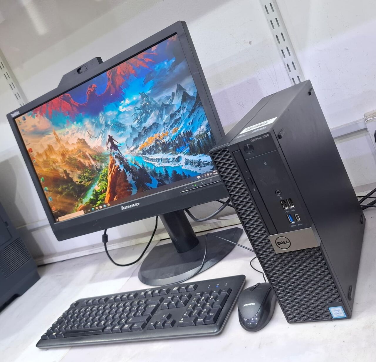 Muharraq, Electronics, BHD 115,  DELL I7 6th Gen Computer Set 16GB DDR4 RAM 22" FHD Multimedia Monitor 256GB SSD+500GB HDD