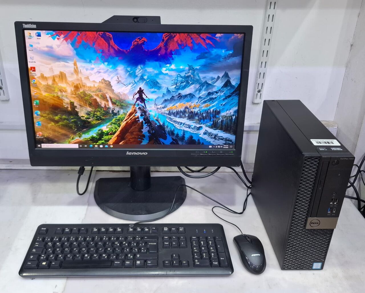 Muharraq, Electronics, BHD 115,  DELL I7 6th Gen Computer Set 16GB DDR4 RAM 22" FHD Multimedia Monitor 256GB SSD+500GB HDD