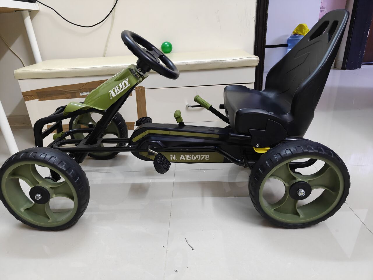 Riyadh, Baby & Kid Stuff, SAR 250,  Kids Pedal Go-Kart / Ride-On Car For Sale &ndash; Less Than 3 Months Old
