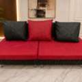 SAR 150,  Elegant Red & Black Sofa Set &ndash; Stylish & Modern
