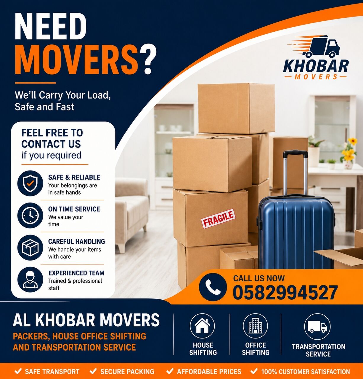 Khobar, Household, Al Khobar Packers Movers | House Shifting, Villa Relocation Furniture Moving | 0582994527